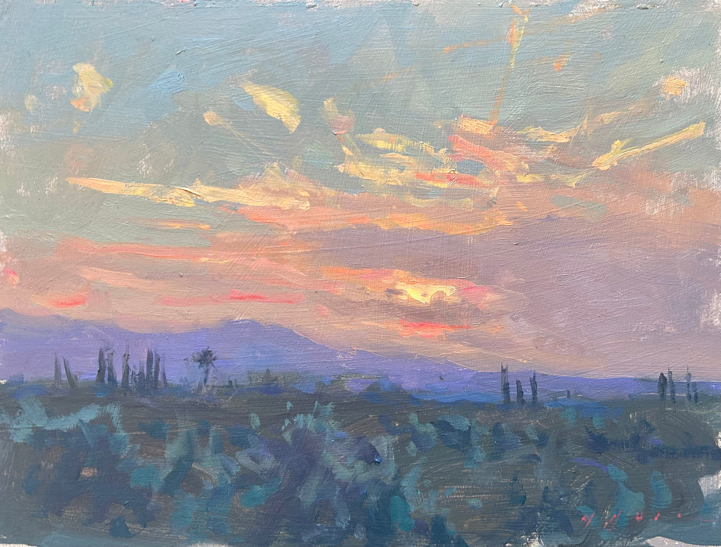 Sunset, Atlas Mountains