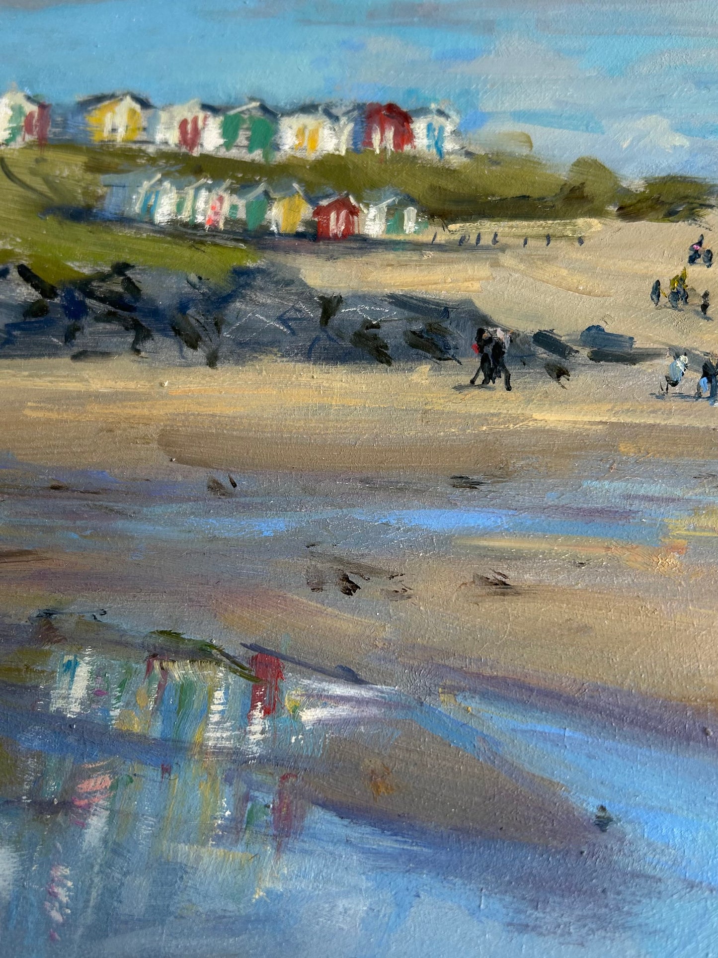 Beach Hut Reflections