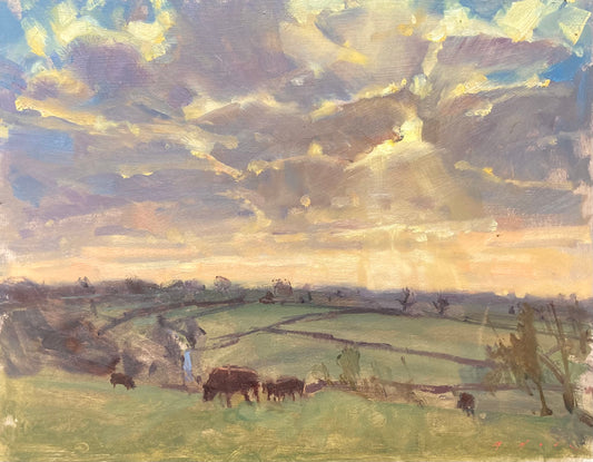 Day 30 Sunrise and Cattle