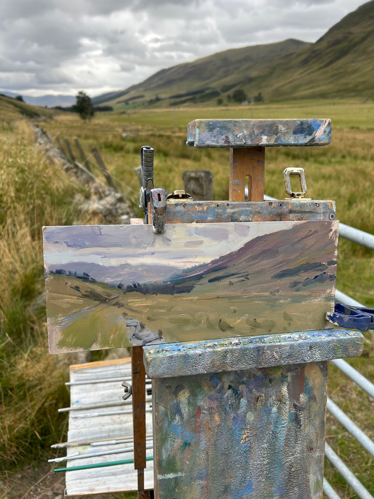 Looking Down Glen Clova