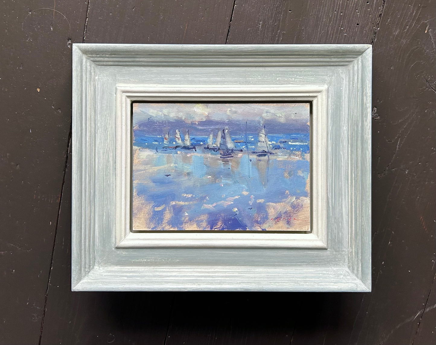 Racers Coming In (Framed)