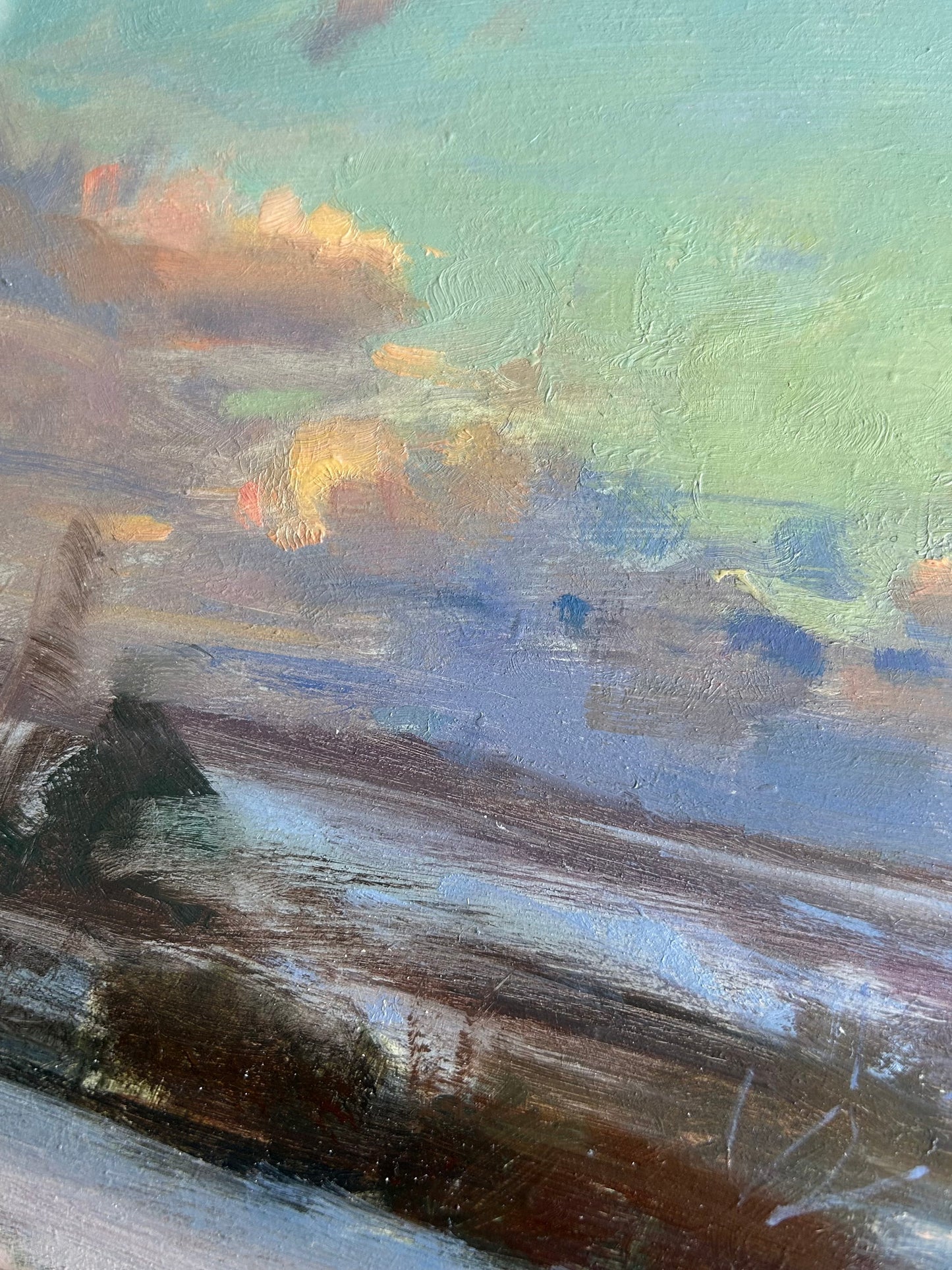 Evening Snow Clouds