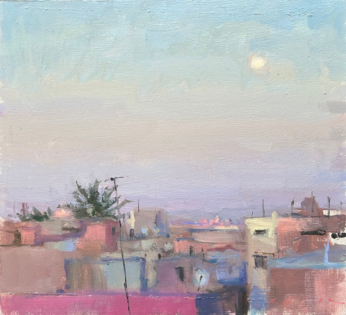 Moonrise, Marrakech Medina