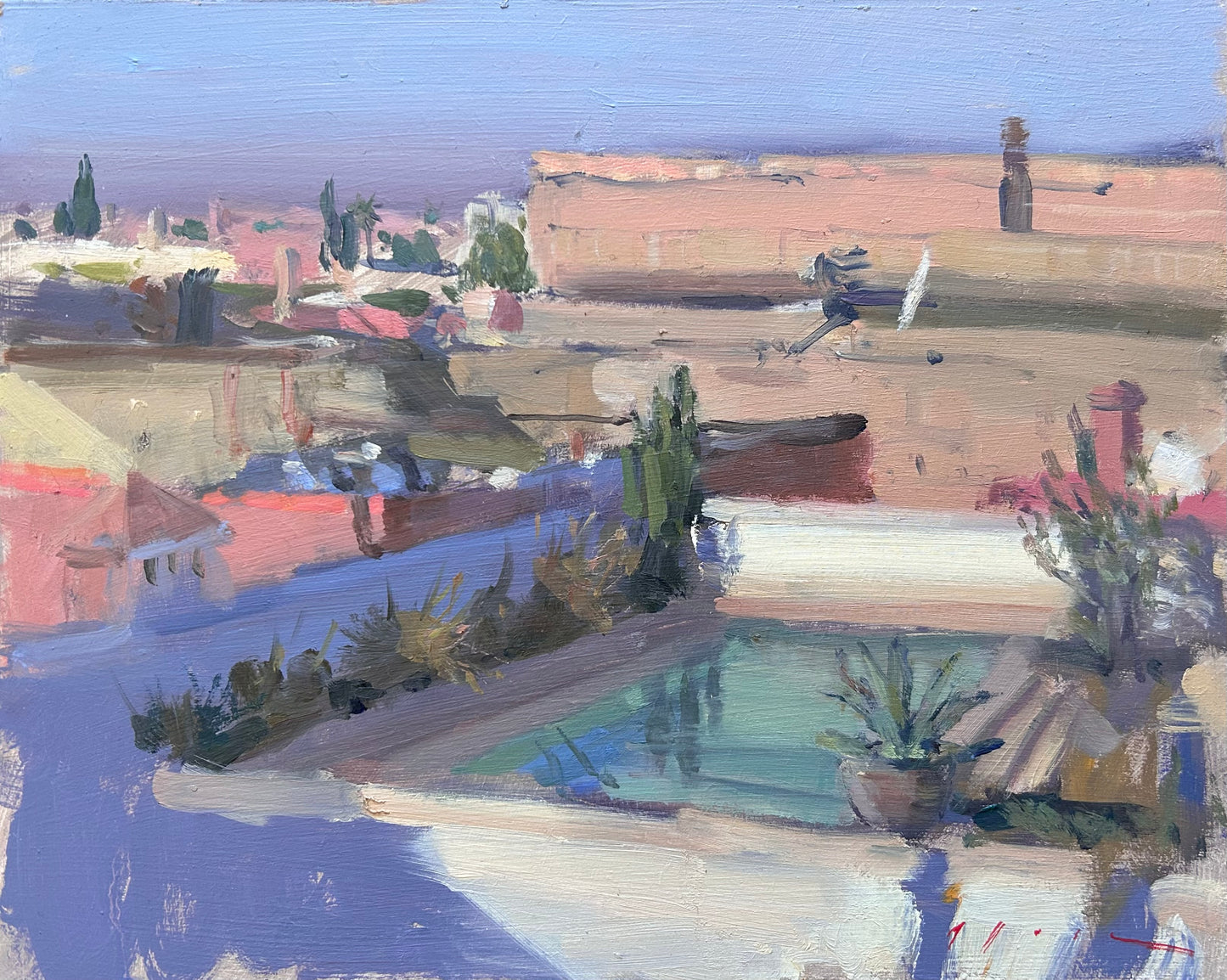 Rooftop Pool, Marrakech