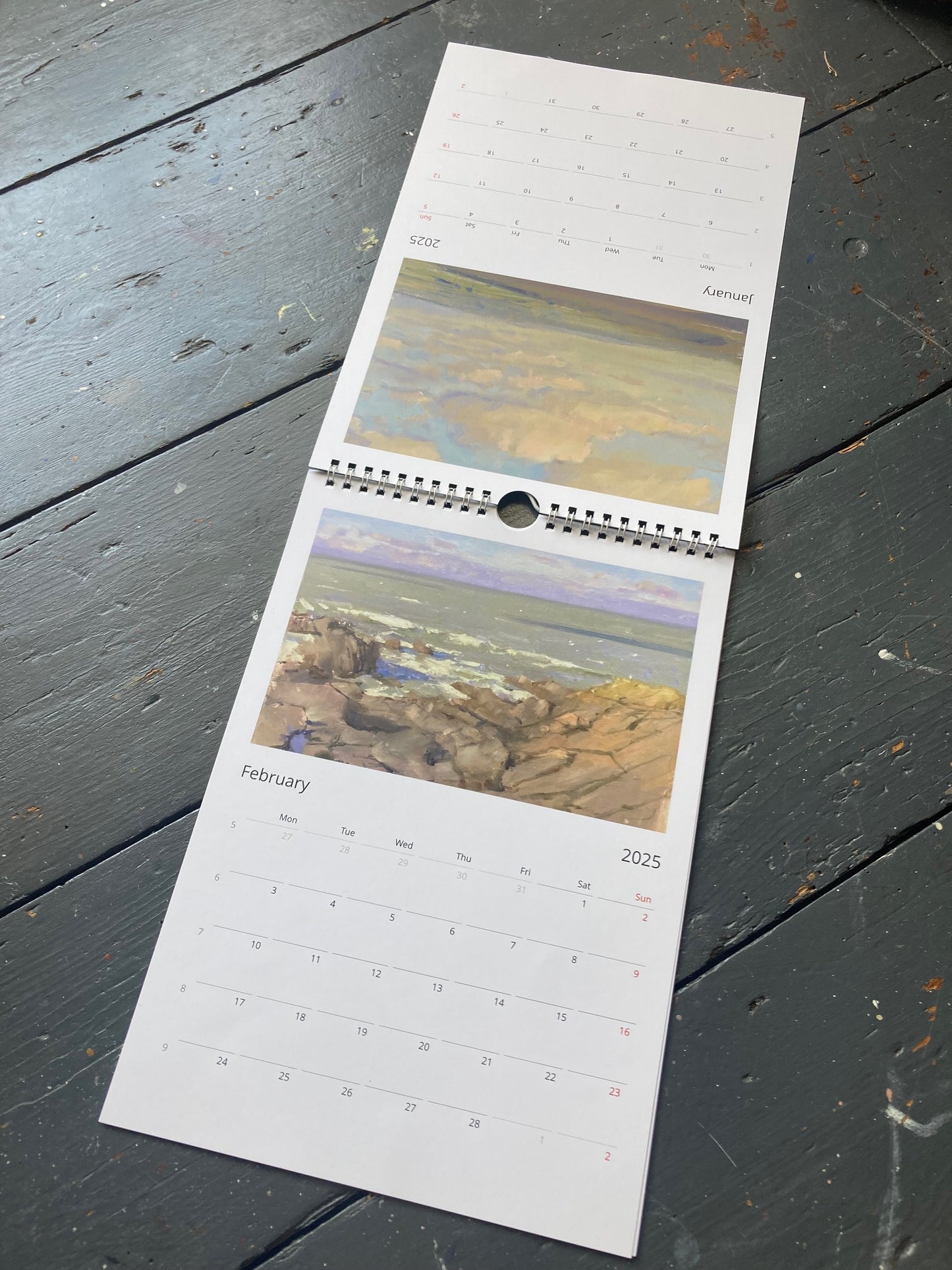 Wall calendar 2025 (UK EU & Rest of World)