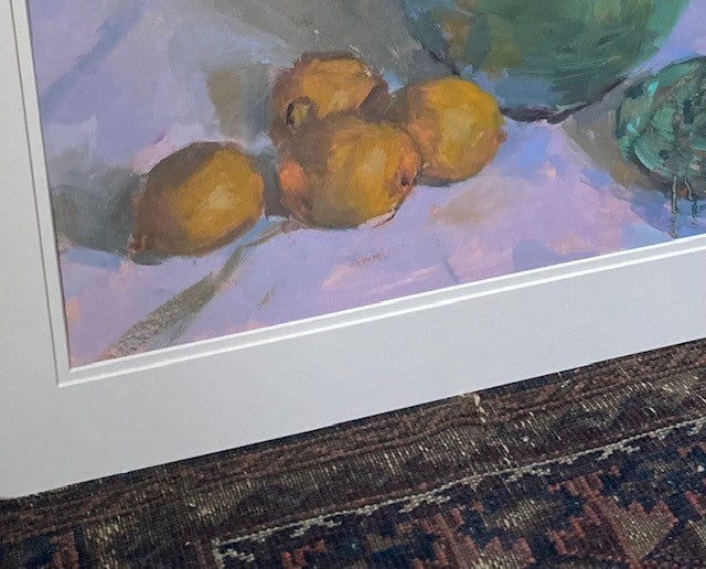 Lemons and Green Jug Giclee Print