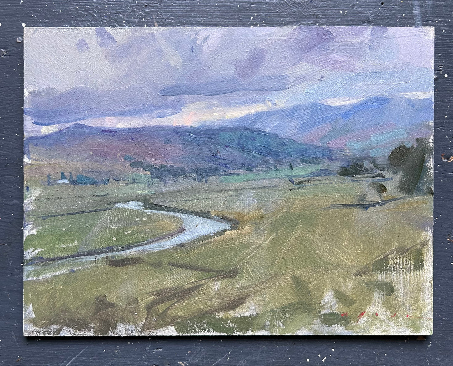 Looking Back to Glen Clova