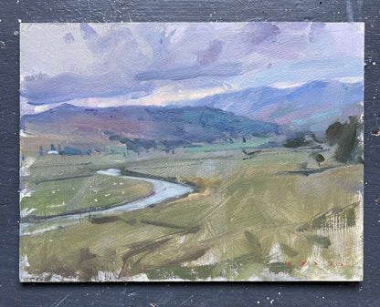 Looking Back to Glen Clova