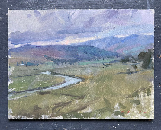 Looking Back to Glen Clova