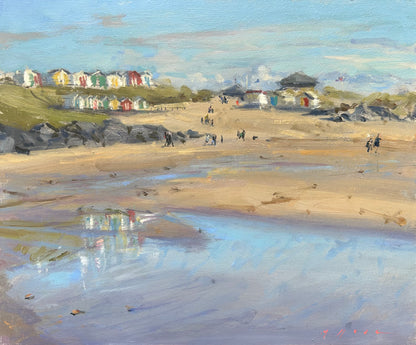 Beach Hut Reflections