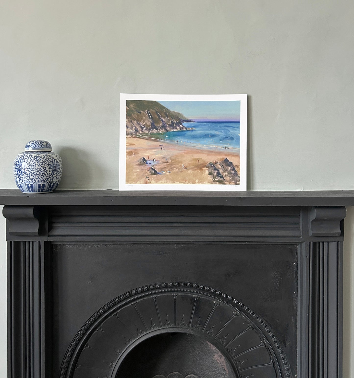 Looking Down to Putsborough Fine Art Print