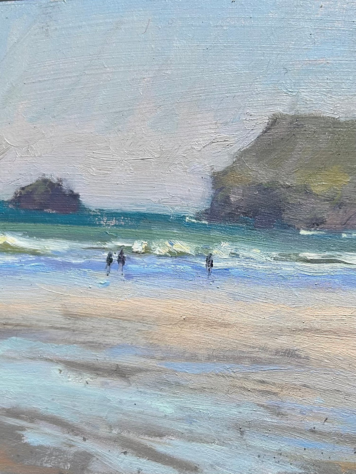 Beach Stream at Polzeath