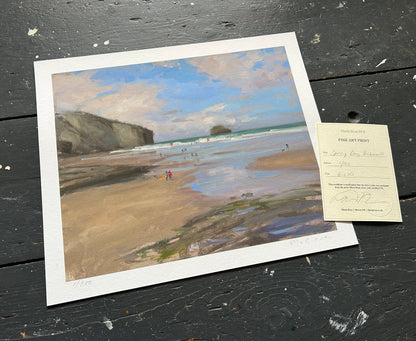 Spring Day, Trebarwith Fine Art Print