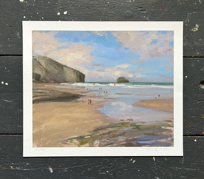 Spring Day, Trebarwith Fine Art Print