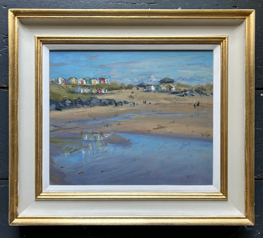 Beach Hut Reflections