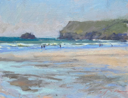 Beach Stream at Polzeath