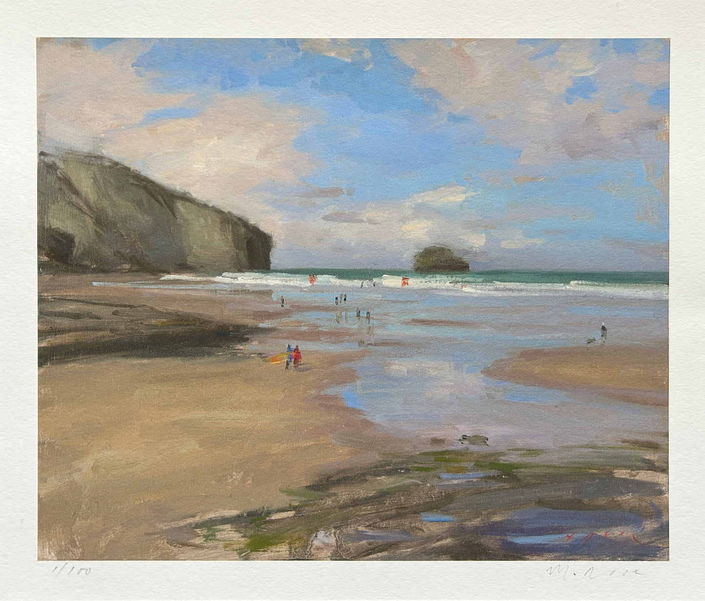 Spring Day, Trebarwith Fine Art Print