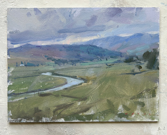 Looking Back to Glen Clova
