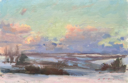 Evening Snow Clouds