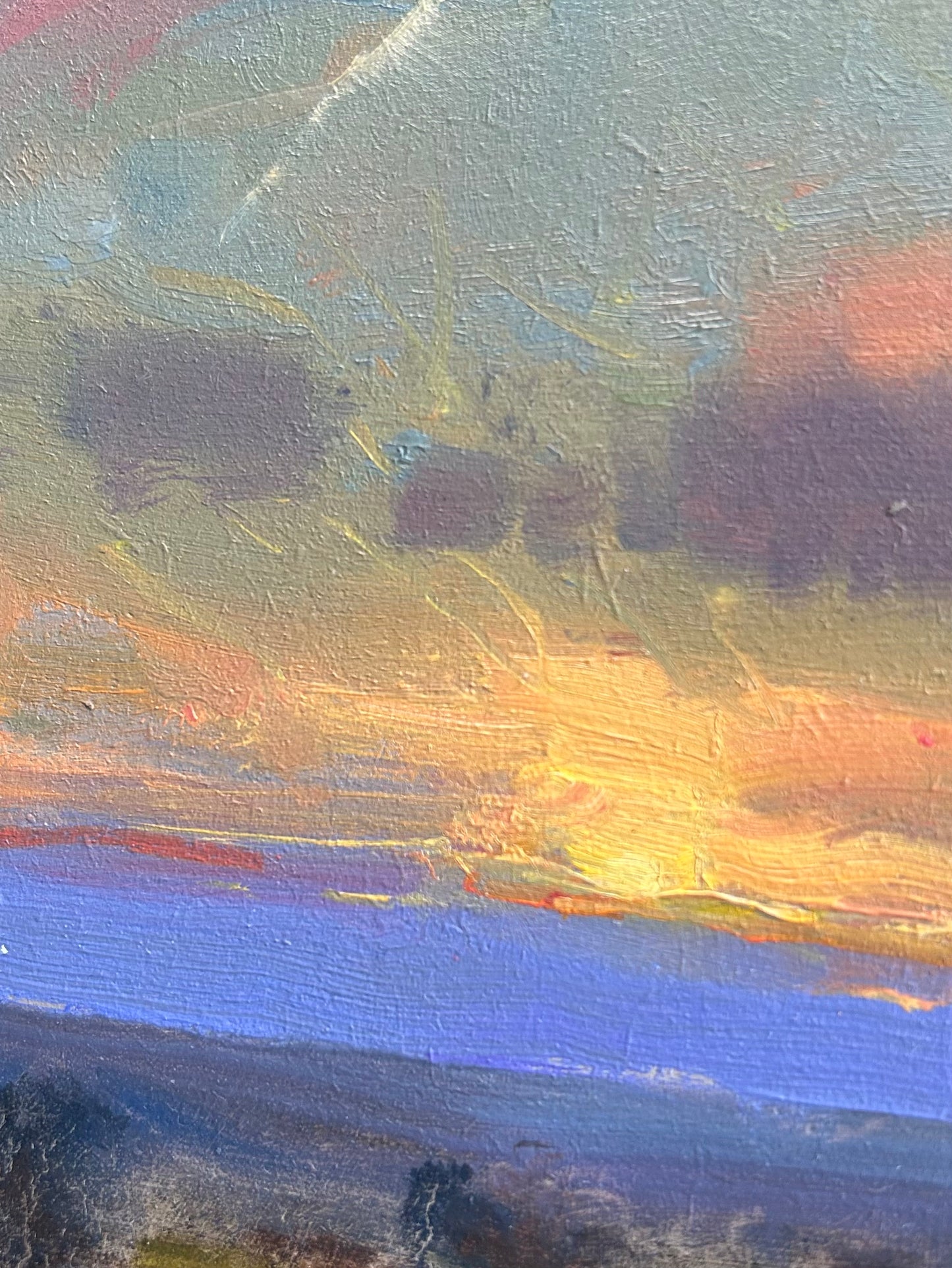 Moorland Sunset (Framed)