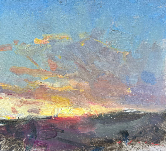 Setting Sun (Framed)